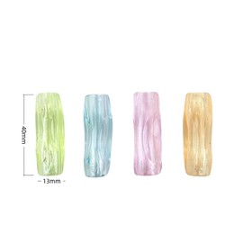 GYWHOOFT 4 Pen Grip Corrector Pencil Holding Corrective Pencil Set for Children and Adults with Left and Right Hands, Reduce Pressure Fatigue and Help Correction of Pencils in 4 Colors