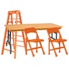 Ultimate Ladder, Table & Chairs Orange Playset for Wrestling Action