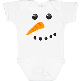 inktastic Snowman Face Baby Bodysuit 18 Months 0020 White E97c