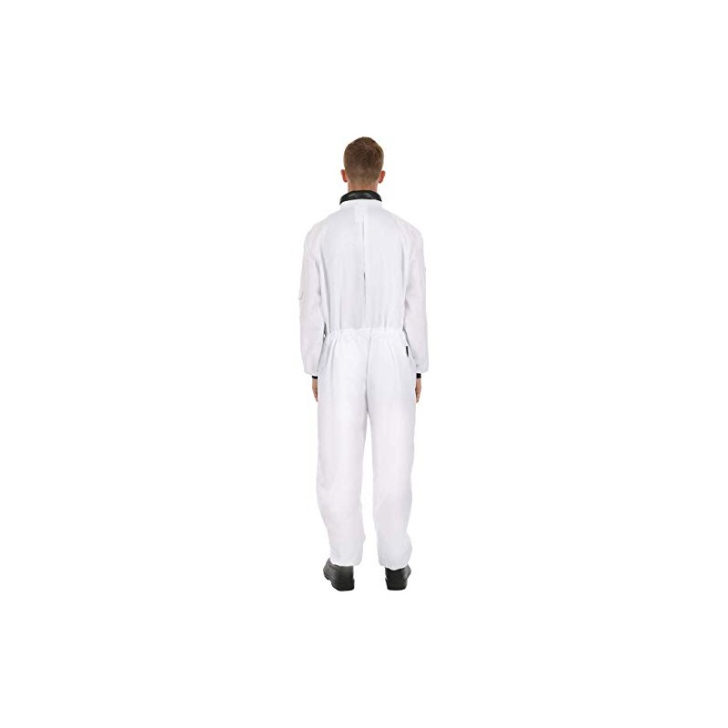 Men's White Astronaut Costume - Standard