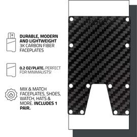 Fidelo Eclipse Minimalist Wallet Faceplates – Slim Wallet Credit Card Holder for Men