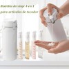 Lumbor37 Botellas de Viaje, Kit 4 en 1, A Prueba