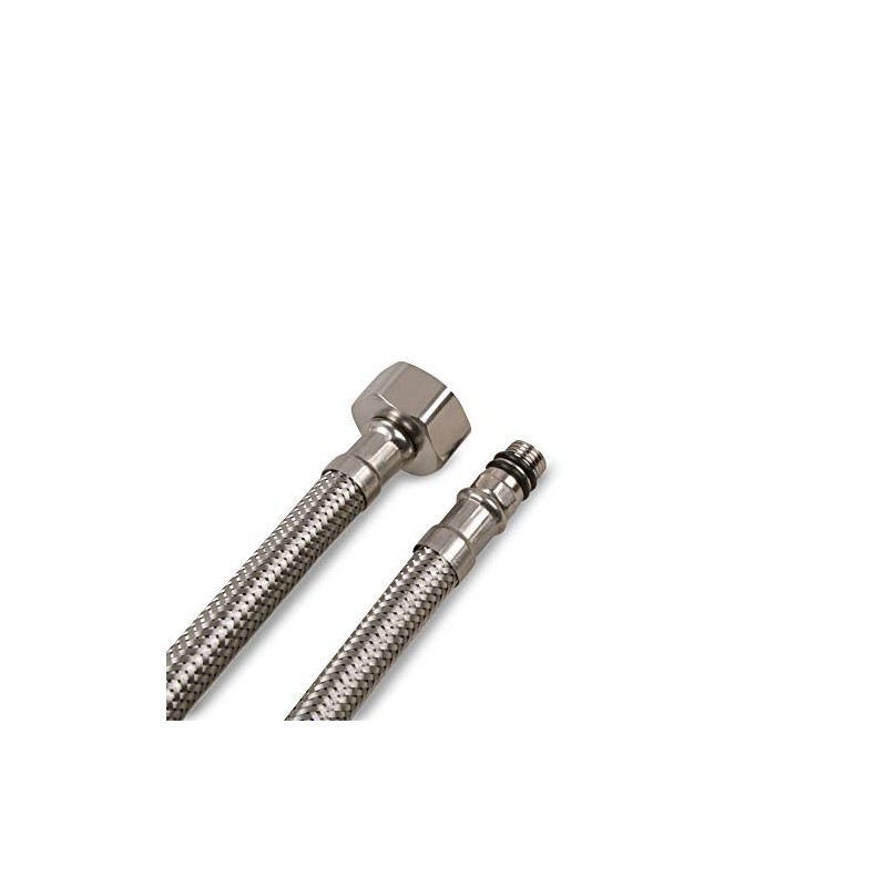 Reinforced Hose 30 cm Flexible with 1/2 Inch Union Nut