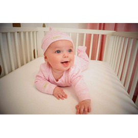 Juddlies - Newborn Hat - Pink Fleck - Baby Infant Girls - 0 to 3 Months