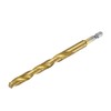 sourcing map 1/4" Hex Shank Twist Drill Bits 9.2mm Titanium