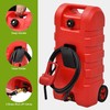 AUTOSAVER88 15 Gallon Portable Fuel Caddy with Manual Siphon Pump,