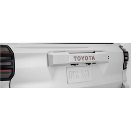 Toyota 4Runner Bronze Tailgate Letter Inserts, 2025+ Models, Adhesive Backing