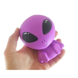 Curious Minds Busy Bags 1 Random Color Alien Squishy Slow Rise Foam - Scented Sensory, Stress, Fidget Toy Memory Foam Expands (Random Color)