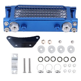 Engine Oil Cooler Kit Cooling Radiator Universal for Motorcycle Dirt Pit Bike ATV