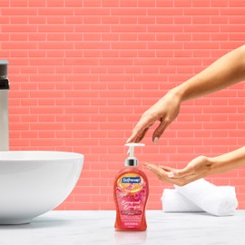 Softsoap Softsoap Energized Liquid Hand Soap, Paraben Free, pH Balanced, Raspberry and Mandarin Scent, 11.25 fl oz Pump Bottle, 6 pack