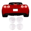 PIUGILH Car Rear Tail Light Cover Trim Fit for Corvette
