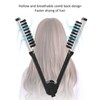 Boar Bristles Clamp Hair Brush Straightener No Electric,Hair Detangler Brush