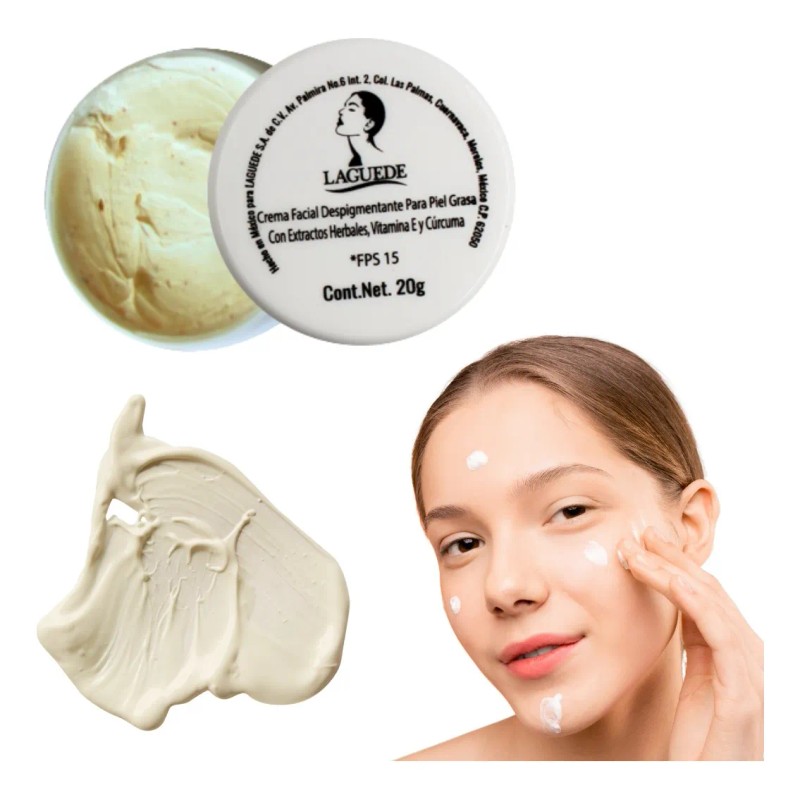 Kit Crema Día Despigmentante Piel Grasa +gel De Noche +jabón