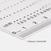 HARFINGTON High Precision SEC Size Estimation Chart 10cm 0.2mm Covered