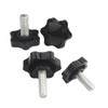 BOZONLI Thumb Screw Bolts, Six-Star Shape Head Knob Full Thread