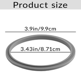 Tabanzhe 2PCS Seal Rings for Replacement-Durable Rubber Ring Blender Gasket Replacement Parts with Lip for Nutribullet 600 900 Series Extractor Blender