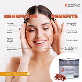 Leaves of Youth Kit Facial Antiarrugas, Reafirmantes y Antimanchas con Crema Noche, Crema de Da,Contorno Ojos y Gel Limpiador.Ingredientes...         