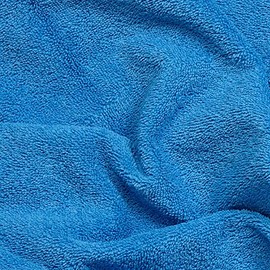 Kt KILOtela - Cotton Terry Towel Fabric, Making Towels, Baby Accessories, Bathrobes, 160 cm Wide, Length to Choice of 50 in 50 cm, Nordic Blue