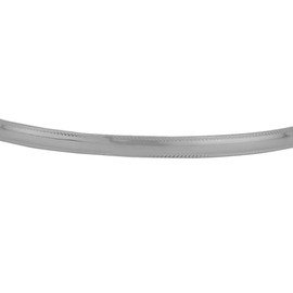 Vanbelle Sterling Silver Jewelry Self-Textured Bangle with Rhodium Plating for Womens