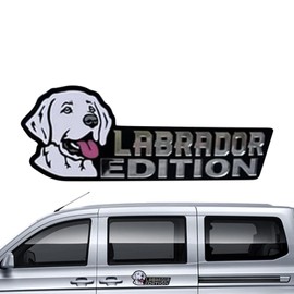 Dog Car Stickers, Dogs Badge, Acrylic Badge Sticker for Car, Car Decals Bumper Stickers, Funny Automotive Car Badge for Exterior Decoration, Automotive