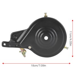 Hapivida Rear Band Brake Assembly, Universal Steel Rear Band Drum Brake Assembly Bike Hub Brake for Mountain Road Bicycle