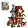 LUMIBRICKS Medieval Forge House Lighting Building Bricks Set - Blacksmith