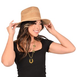 Beads w/Derby Day Medallion Party Accessory (1 count) (1/Card)