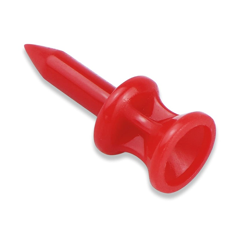 Zivisk Golf Tees Plastic 32MM 100 Count Red Golf Tees