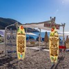 2 PCS Tiki Bar Surfboard Yard Signs Surfboard Beach Signs