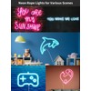 BUNACET 52FT LED Neon Rope Lights, RGB Strips Light with
