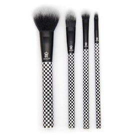 MODA Next Gen: Fierce Face Kit – 4pc Vegan Makeup Brush Set for Bold Face Looks