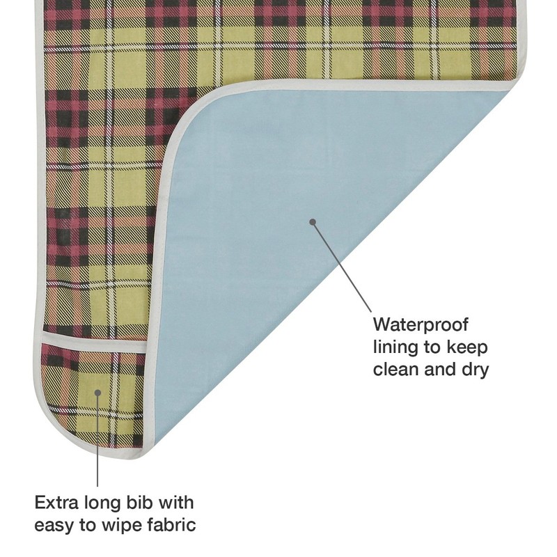 Modaliv 3-Pack Premium Adult Bibs – Waterproof, Reusable Clothing Protector