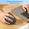 AooKoNi Ergonomic Mouse, 1600 DPI Wireless Vertical Mouse with 3