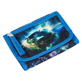 Baagl Children's Neck Pouch - Wallet for Boys - Purse, Mini Purse, Change Coin Purse, Racing car., Modern