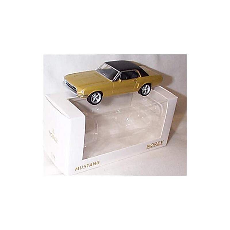 Norev F0RD Mustang gold hard top vehicle 1:43 scale diecast
