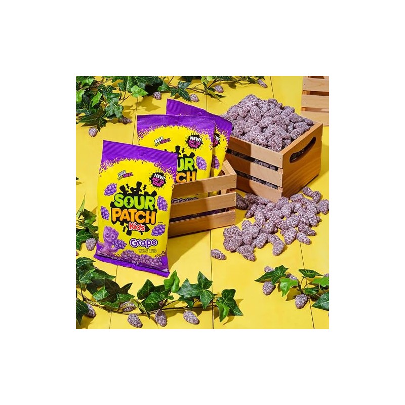Sour Kids Grape, 3.58 Ounce Bags (Pack of 3)