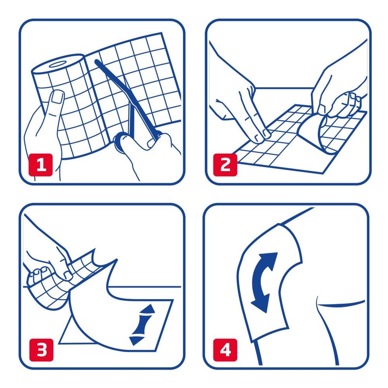 Cover-Roll Stretch 4" x 10 Yards Non-Woven Adhesive Bandage
