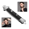 Switchblade Comb, Foldable Stainless Steel Hair Comb with Automatic Push
