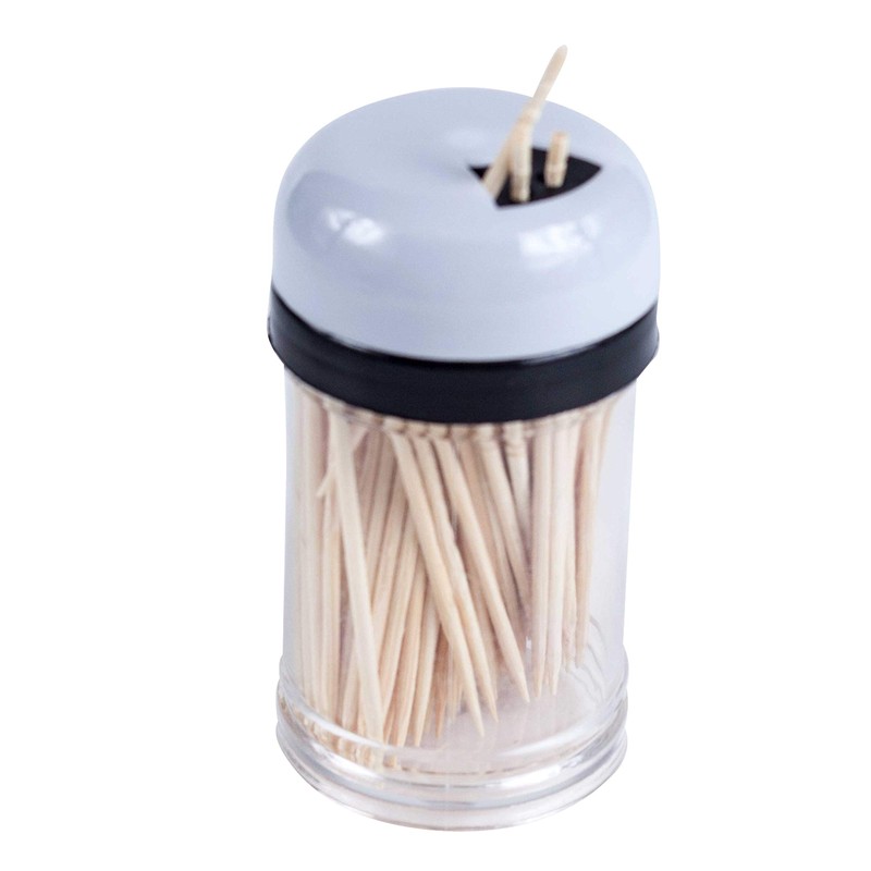 Jacent renewable Bamboo Toothpick Dispenser, 200 Count per Package, 1-Pack