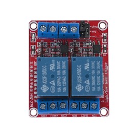 Podazz 2 Pcs DC 12V Relay Module 2 Channel Relay Switch with Opto Isolated High/Low Level Trigger