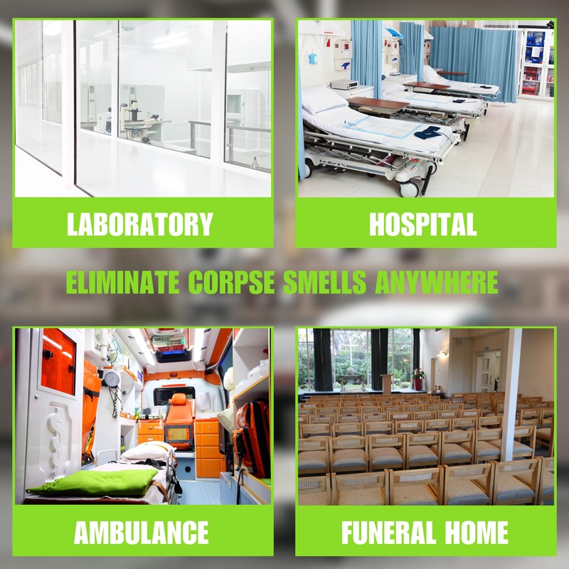 SMELLEZE Natural Corpse Odor Absorbent & Deodorizer Powder - Deodorizes