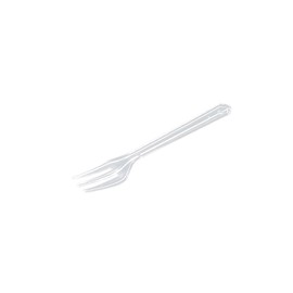 Chuoku Chemical Disposable Dessert Fork 100, Single Bag, 100 Sheets, Size: Total Length Approx. 3.9 inches (10 cm)