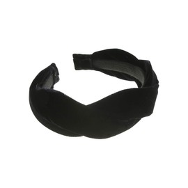 VINGTAINE HK-211-BK- Twist Velour Headband for Autumn and Winter, Elegant, Mature Style, Hair Accessories, Simple, Adult, Cute