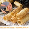10 Pcs 5 inch Cannoli Tubes Molds, Large Stainless Steel