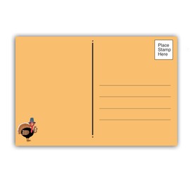 Stonehouse Collection Funny Turkey Thanksgiving Postcards - 4 x 6 Happy Thanksgiving Postcards - 40 Thanksgiving Postcards (Gobble Gobble)