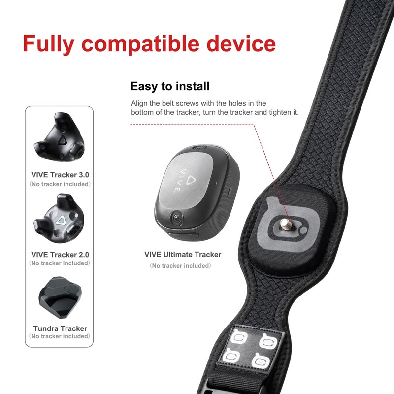 QOi Tracker Strap Suitable for Full-Body Tracking in Vive UltimateTracker