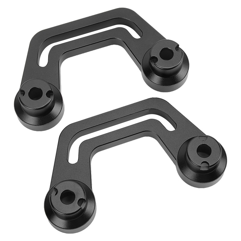 Pair A Pillar Windshield Light Mounting Bracket Replacement for Jeep