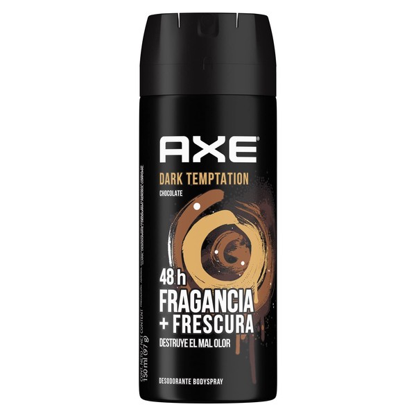AXE Dark Temptation deodorant body spray for men 4 Oz - 2 pack