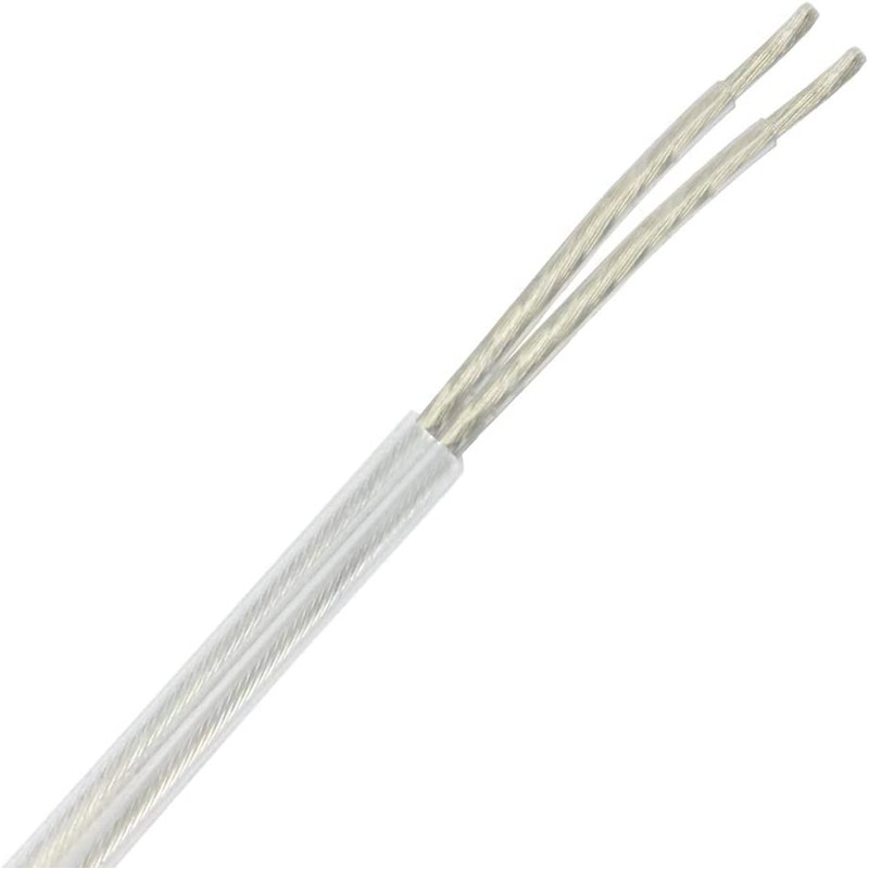 10 m Lamp Cable Transparent 2 x 0.75 mm² Stranded