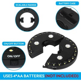 OYOCO Cordless Patio Umbrella Light 28 LED 3 Modes Battery Powered for Outdoor Use